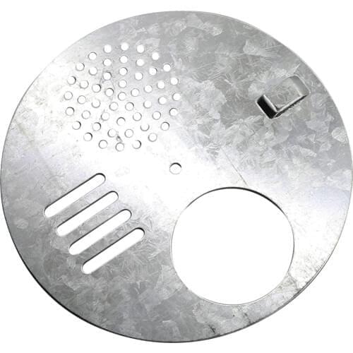 12.4cm Galvanized Metal Hive Door Beekeeping Box Bee Hive Frame Entrance Disc Bee Nest Gate Beekeeping Fittings 1 Pc