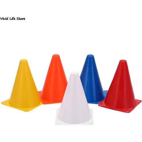 18cm Football Rugby Speed training Equipment Space Marker Cones Slalom Roller skate pile cup skating Skateboard Mark CupSoccer