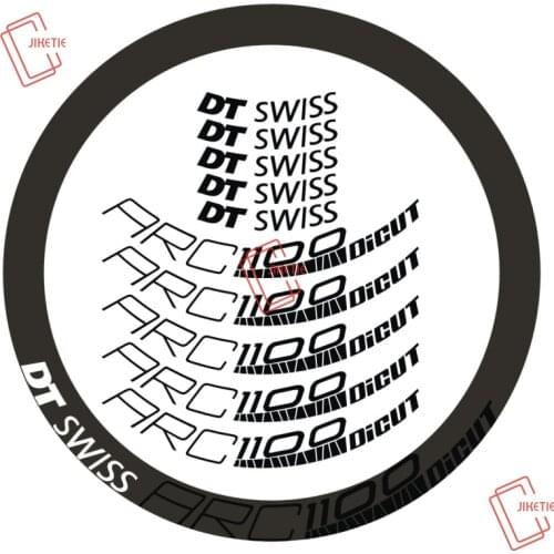 2wheels/set Road bike DT ARC1100 stickers bicycle wheel set stickers personalized decoration 700c racing cycling decals