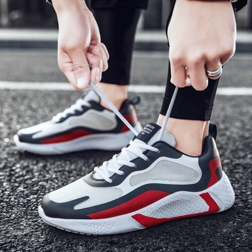 2020 Fashion Sneakers Brand New Running Shoes Cushioning Jogging Sneakers Breathable Male Travel Thick Bottom Shoes