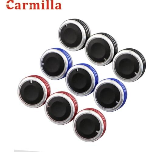 Carmilla 3Pcs Air Conditioning Switch AC Knob Car Heat Control Knob for Ford Focus 2 3 MK2 MK3 ST RS For Ford Mondeo Accessories