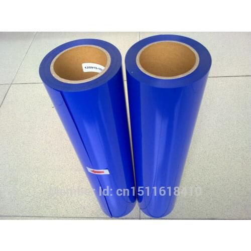 CDU-09 Royal blue PU Heat Transfer Film and Heat Transfer Thermo Film For Garment 50x100cm