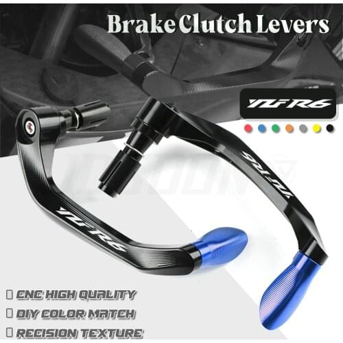 For YAMAHA YZF-R6 YZFR6 YZF R6 All Years Motorcycle Universal Handlebar Grips Guard Brake Clutch Levers Handle Bar Guard Protect