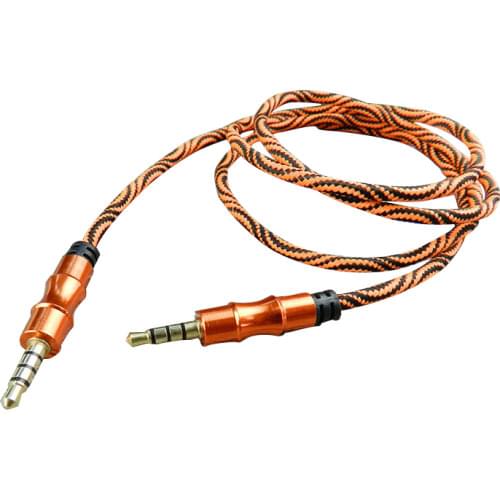 3.5 Extension Cord 4-Pole Gold Plated Plug Male To Male AUX Cables 3.5 Jack Adapter Headphones For Phone Audio Cable YS-306