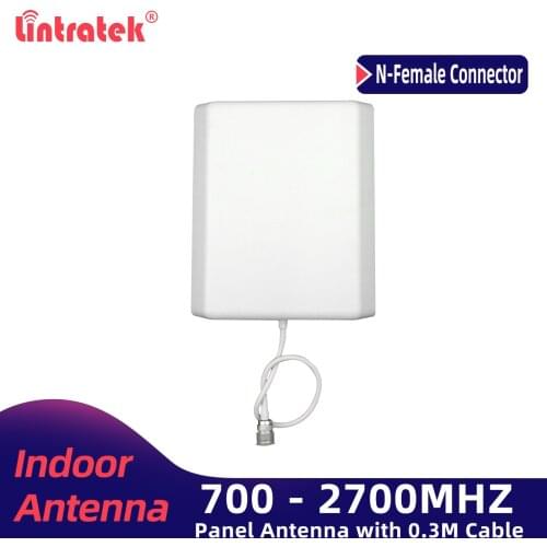 700-2700mhz Indoor Panel antenna 2G 3G 4G indoor Antenna for GSM WCDMA CDMA DCS PCS LTE 2600 Mobile Signal Repeater @7
