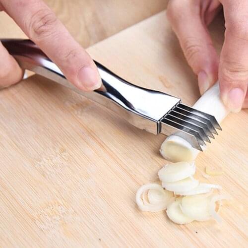 Kitchen Gadgets Onion Knife Cutter Graters Multi Chopper Sharp Stainless Onion Garlic Tomato Vegetable Shredders Slicer Tools