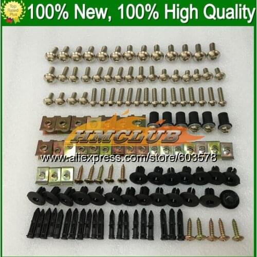 Fairing bolts full screw kit For DUCATI 748 853 916 996 998 96 97 98 99 00 01 02 1996 1997 1998 2002 CL166 Nuts bolt screws Nut