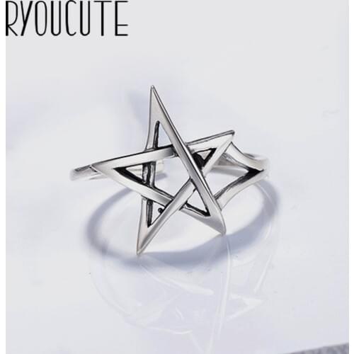 Original Design Popular Star David Finger Ring Simple Rings for Women Wedding Engagement Jewelry Gifts