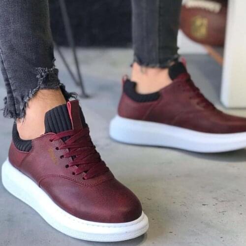 Knack Daily Shoes 055 Burgundy Men 'S Shoes Seasonal Shoes Casual Tooling Shoes Style Shoes Elegant Shoes Sneaker