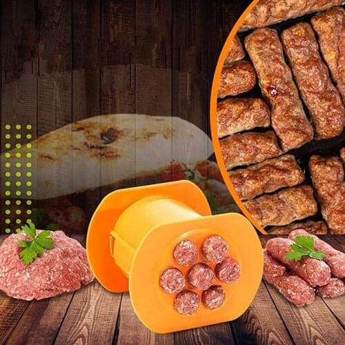 Sausage Meat Press Maker Manual Sausage Meat Fillers Machine Sausage Meat Stuffer Filler Salami Maker-Random Color