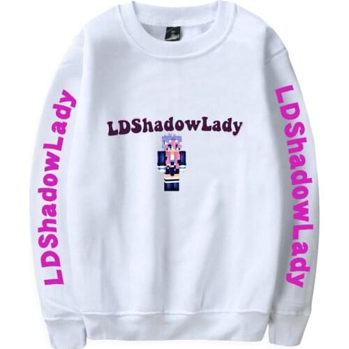 WAWNI LDShadowLady Sweatshirt Cosplay Pullover Loose Style O-neck Long Sleeve Sweatshirts Hip-hop Tops New Casual Clothes 2021