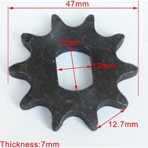 10 Teeth Sprocket Pinion Gear fit 428 Chain Unite Motor 1418ZXF 1020 1120 Electric Scooter
