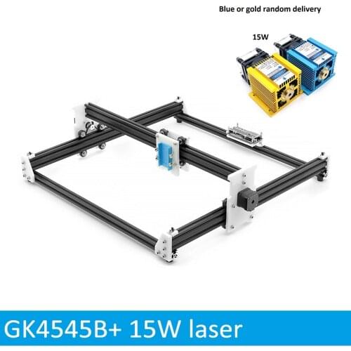 15W Laser Engraving Machine Woodworking 45*45cm Engraver 5500MW Wood Router DIY Mini CNC Printer PWM Benbox GRBL EleksMaker