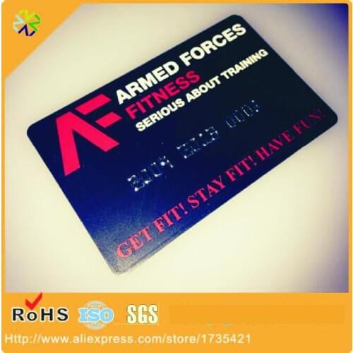 2000pcs/lot)Offset printing pvc/plastic magnetic loyalty business cards printing with cheaper price