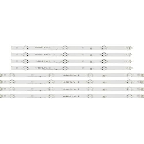 8pcs x LED Backlight For LG innotek Direct 16Y 49LH60_FHD A/B TYPE HC490DUN-ABRR1-211X 49LH604V JVC LT-50C550 49LW540S-UF