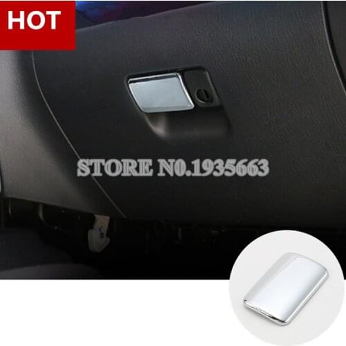 ABS Chrome Glove Box Switch Button Trim Cover For Suzuki Jimny 2007-2017 1pcs Silver/Red/Black Car Accessories Interior