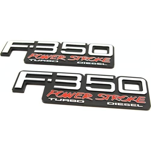 ABS F-350 F350POWER STROKE Auto Emblems Badges