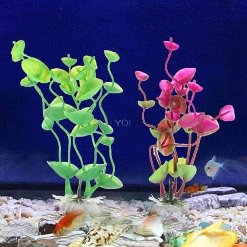 Aquatic Plants Fish Tank Decoration Artificial Home Ornaments Aquarium Colorful