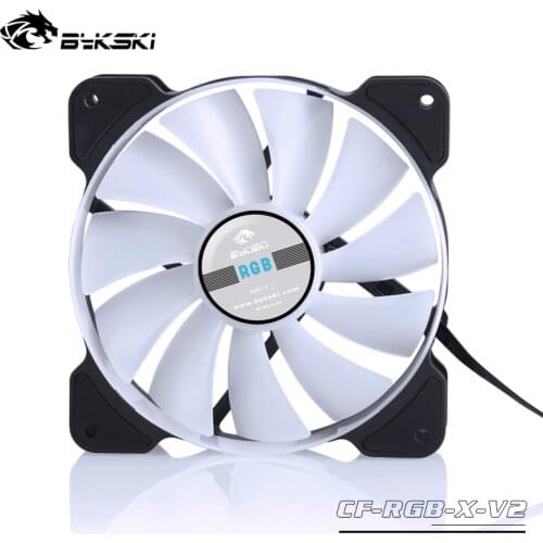 Bykski CF-RGB-X-V2 120mm 12cm RGB Fan 12v Hydraulic Bearing