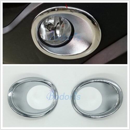 For Honda CRV CR-V CR V 2007 2008 2009 2010 2011 Front Fog Lamp Cover Light Overlay Frame Trim Chrome Car Styling Accessories