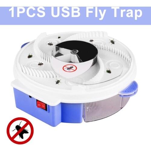 Upgraded Version USB Flytrap Automatic Pest Catcher Fly Killer Electric Fly Trap Device Insect Pest Reject Control Catcher