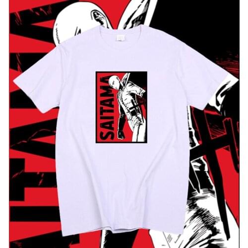 Anime One Punch Man Saitama Tshirts Funny Ok Cartoon Graphic Print Men Tops Women Men Summer Fashion Manga Short-sleev Camisetas