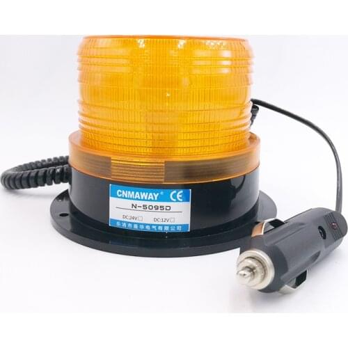 Rolling with cigar lighter Car Truck Signal Warning light 12V 24V N-5095D Indicator light LED Flash Beacon Strobe Emergency Lamp