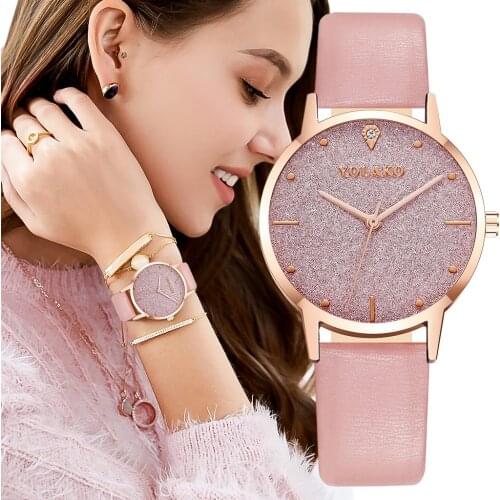 Fashion YOLAKO Women Watch Trend Montre Femme Quartz Wrist Watch Ladies Clock Simple Brand Luxury Woman Watches Gift Clock #W