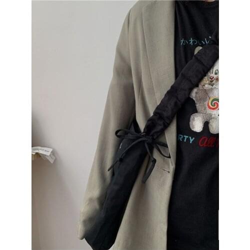 Harajuku 2021 New Fashion Folding Women Handbag Large-capacity Tote Ladies Casual Canvas Bag Female Retro Wild Canvas Bag