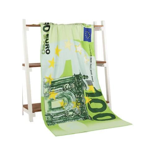 New Euro Dollar Flag Printed Microfiber Bath Beach Towel Serviette de bain Flag USA Body Washcloth for Men the Shower 70*140cm