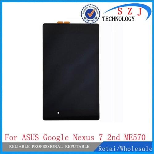 New 7 inch For ASUS Google Nexus 7 2nd ME570 ME571 gen 2013 LCD Display Touch Screen Digitizer Black Assembly Free Shipping