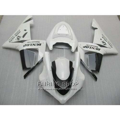 White black zx10r 2004 2005 Fairings For Kawasaki Ninja zx-10r 04 05 Best Injection mold Fairing kit +Sticker *n29