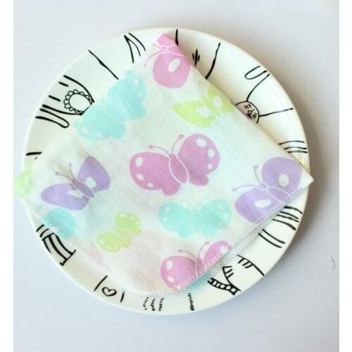 Accessories Burp Cloths Newborn Baby Boy Girl Kids Cartoon Bibs Cotton Linen Waterproof Saliva Feeding