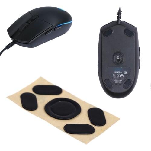 YYDS 1 Set 0.6mm Thickness Replace Curve Edge Mouse Feet Mouse Skates for logitech G102 G PRO Wired Mouse