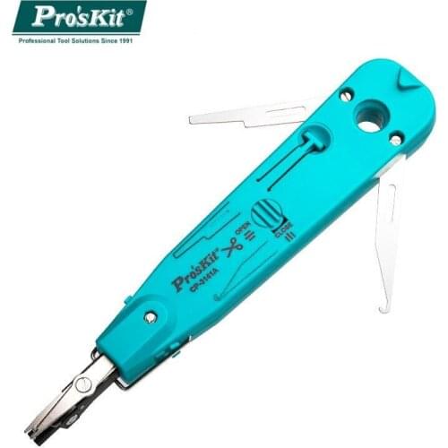 ProsKit CP-3141A Krone Impact 110 Network Cable Insertion Terminal board crimping device with Safety lock