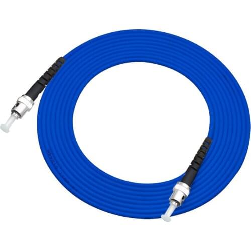Indoor Armored 40Meters ST/PC-ST/PC,3.0mm,Singlemode 9/125,Simplex, Optical Fiber Patch Cord Cable,ST to ST Jumper