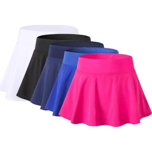 Women Sports Skorts Athletic Quick-drying Workout Short Active Tennis Running Skirt With Built In Shorts Clothes