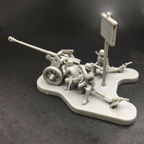1/72 PAK40 M30 3D Anti Tank Cannon Assembly Model Building Puzzles Children Education Toy birthday gifts