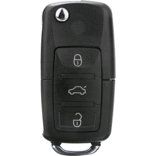 For Skoda OCTAVIA FABIA A61 1pc 3 Button Folding Flip Remote Key Fob Case Dedicated Replacement Car Key Protector With Key Blade
