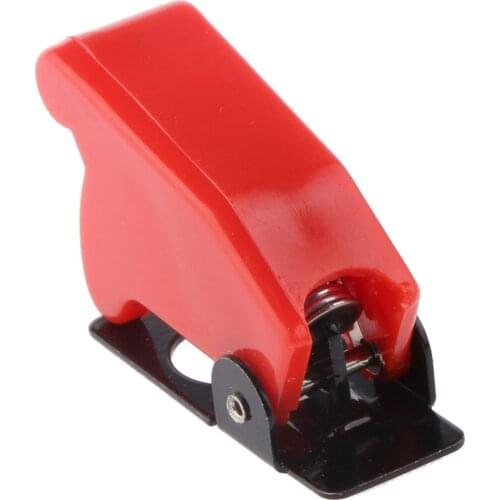 2x Light Toggle Switch Rocker ONOFF Red Cover Dustproof for Car Truck AT