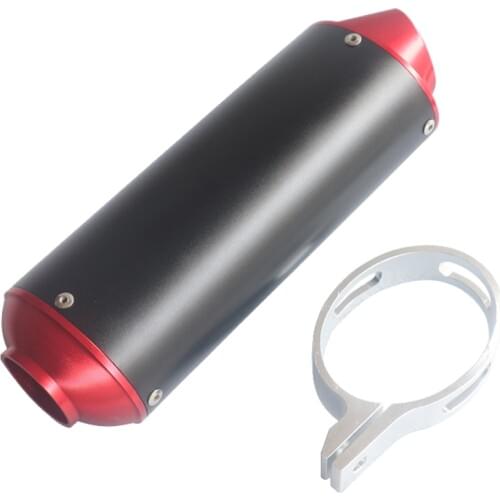 38MM CNC Alloy Exhaust Muffler with Clamp For XR50 CRF50 KLX TTR SSR Koyo bosuer 50 110 125 140 150 160 cc Chinese Dirt Pit Bike