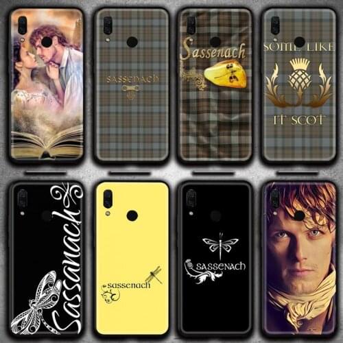 OUTLANDER TV Jamie Fraser Sassenach Dragonfly Phone Case Huawei Y6P Y8S Y8P Y5II Y5 Y6 2019 P Smart Prime Pro