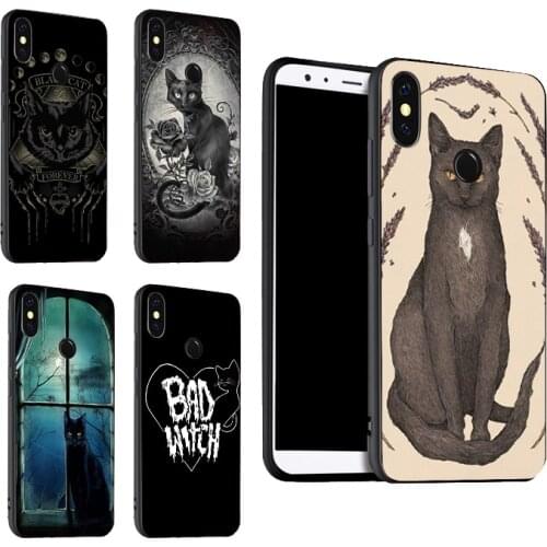 Witch Witchy Black Cat Case For Xiaomi Redmi Note 10 Pro 7 8 Pro 8T 9S Note 9 Pro Cover For Redmi 9 9T 9C 9A 8A