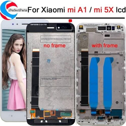 For Xiaomi Mi A1 MiA1 LCD display screen+Touch screen digitizer with frame 1920*1080 5.5" For xiaomi mi A1 5X lcd