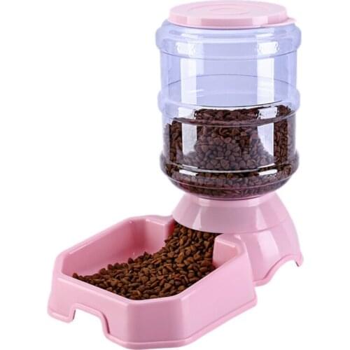 Pet Feeder Water Food Dispenser Automatic for Dogs Cats Gravity Refill Self Feeding for Small Medium Large Pets