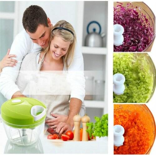 Best Quality And Safe Kitchen Spiral Slicer Food Chopper Dicer Meat Fruit Cutter Mixer Salad Crusher For Garlic, Ginger, Chili