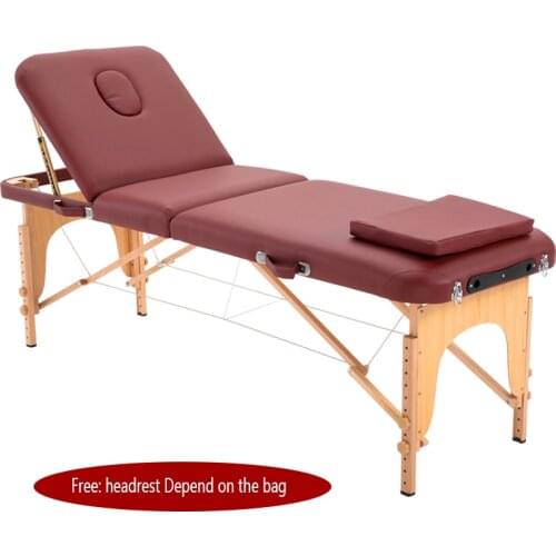 Massage bed foldable household portable massage physiotherapy tattoo embroidery beauty bed acupuncture moxibustion spa beauty be