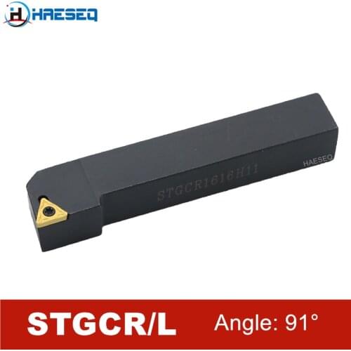 CNC Metal Lathe Cutter Holder of Angle 91 Thread-type STGCR121211 STGCL1616H11 with TCMT TCGT Inserts Threading Cutting Holder