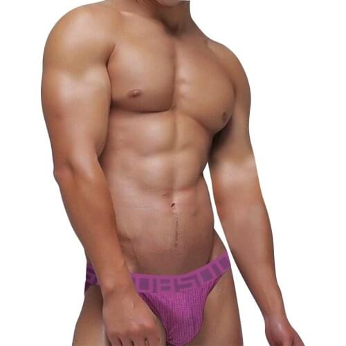 New Sexy Man Underwear Cotton Men Briefs Underpants Male High Fork Mens Panties For Gay Comfortable Mens Underware Brief BS3125