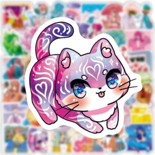 50 PCS Shining Bling Crystal Stickers for Car Styling Bike Motorcycle Phone Laptop Travel Luggage Cool Funny Spoof JDM Decal